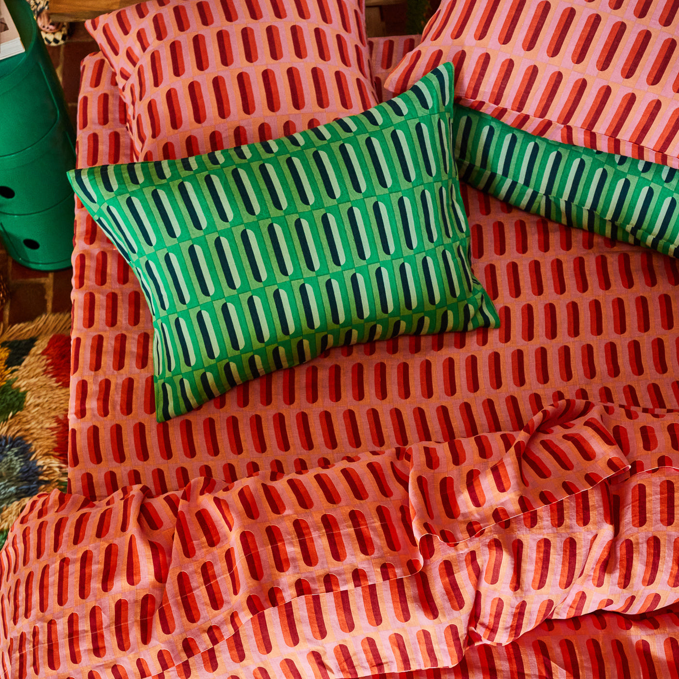 Redondo Linen Euro Pillowcase Set - Dahlia Default Title