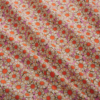 Posie Cotton Fitted Sheet - Dahlia Cot