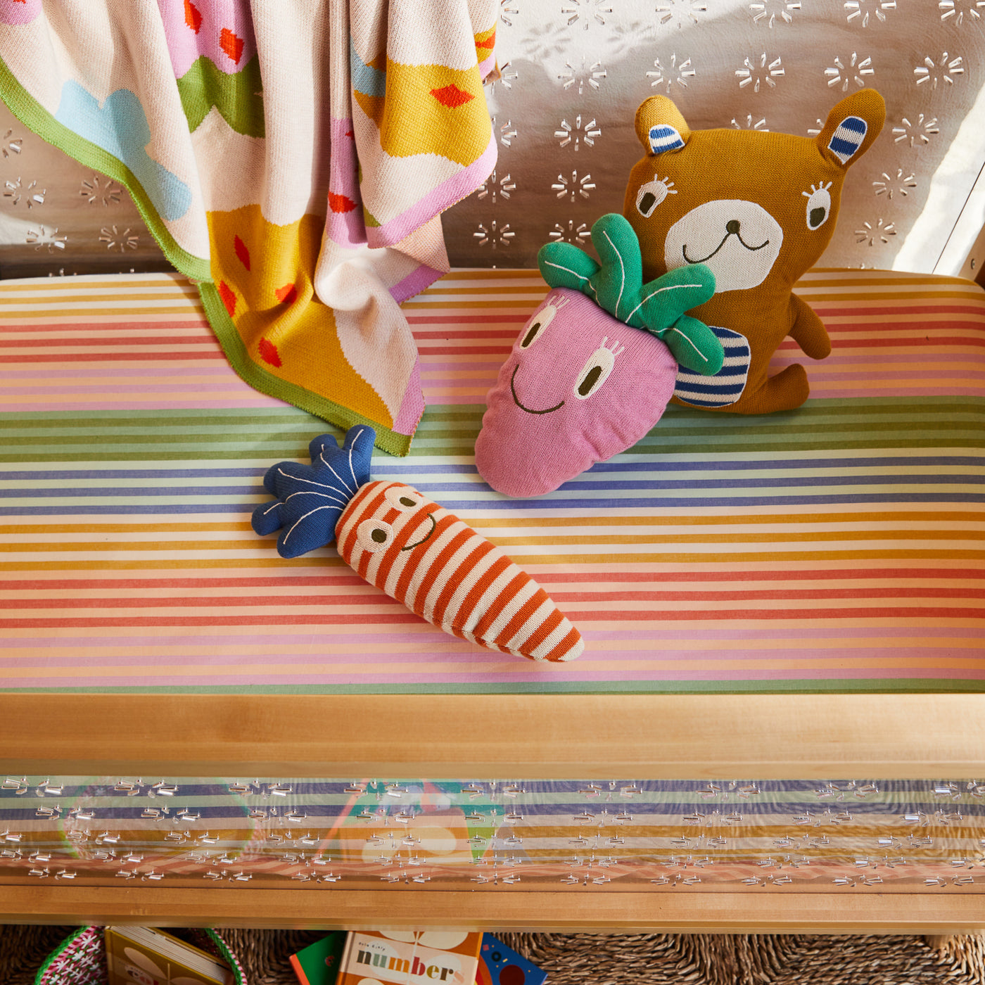 Pippy Cotton Fitted Sheet Cot