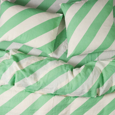 Palo Alto Linen Flat Sheet - Edamame Single