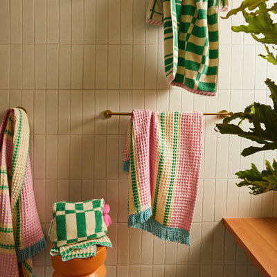 Tishy Waffle Hand Towel - Dahlia Default Title