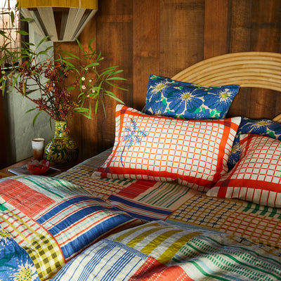 Del Mar Linen Pillowcase Set - Paprika Standard