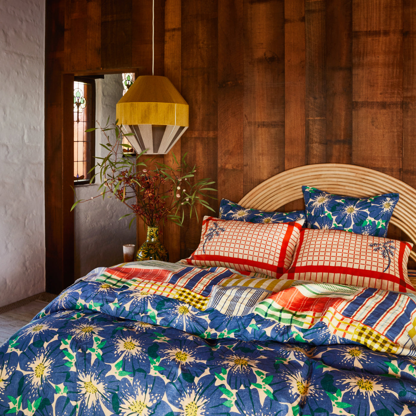 Del Mar Linen Pillowcase Set - Paprika Standard