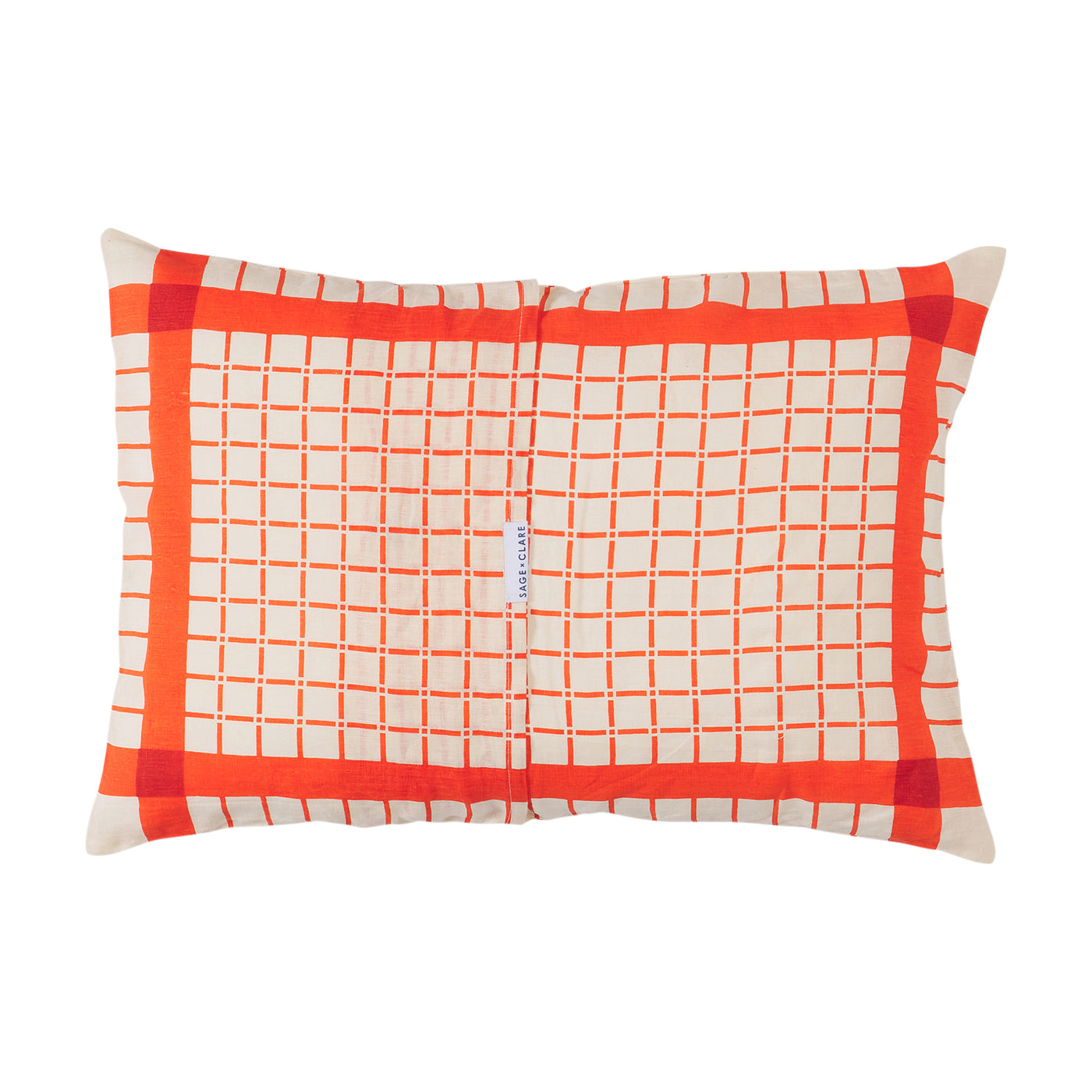 Del Mar Linen Pillowcase Set - Paprika Standard