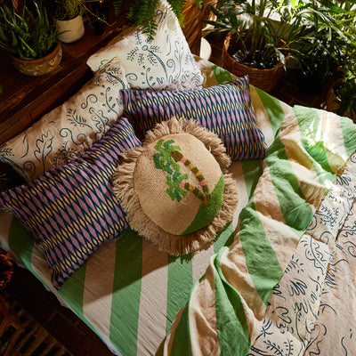 Lompoc Linen Pillowcase Set - Verbena Standard