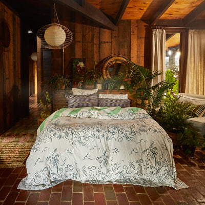Lompoc Linen Pillowcase Set - Verbena Standard