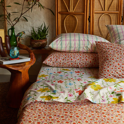 Mica Cotton Pillowcase Set Standard