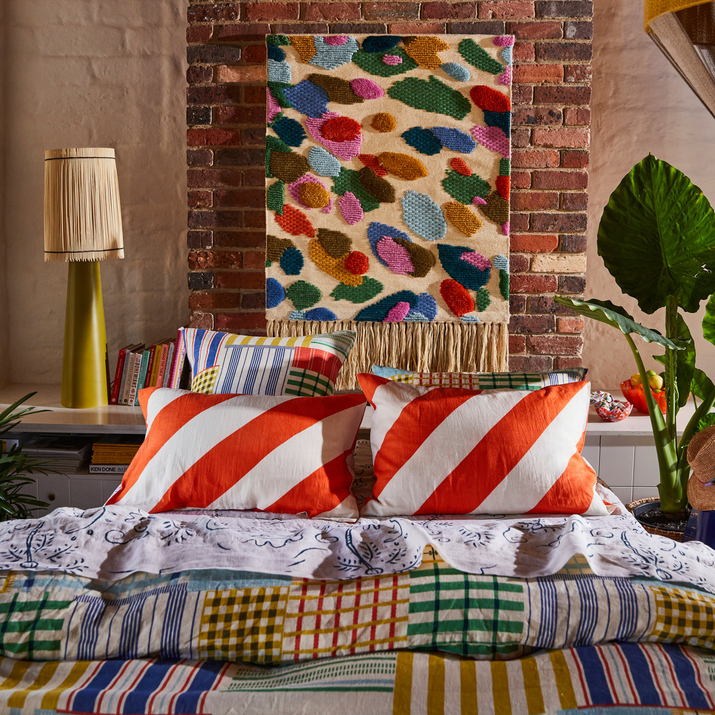 Palo Alto Linen Pillowcase Set - Paprika Standard