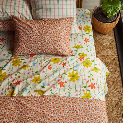 Posie Cotton Quilt Cover - Dahlia Single