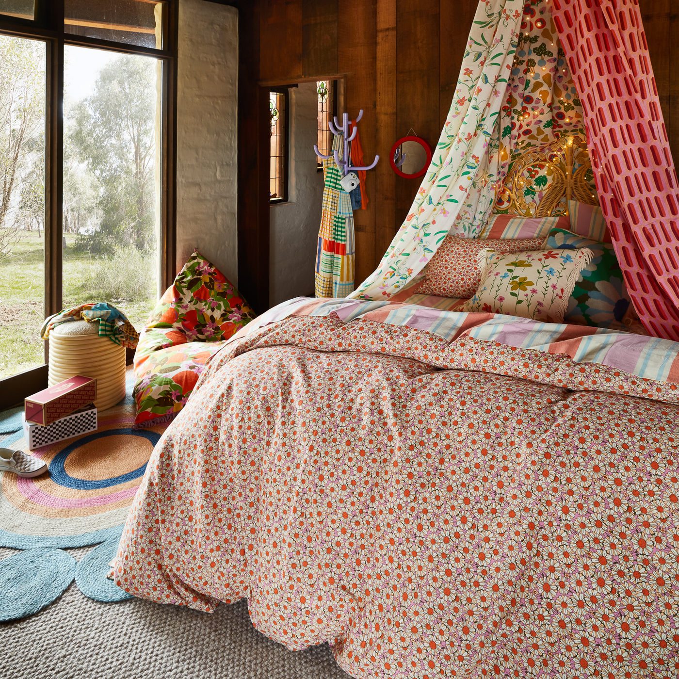 Posie Cotton Quilt Cover - Dahlia Single