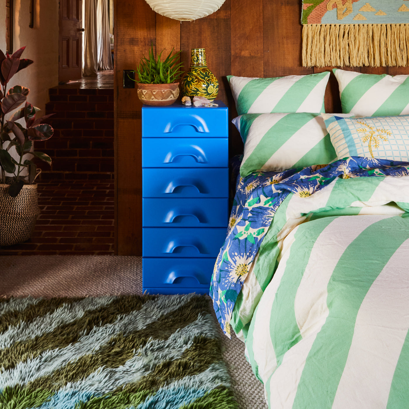 Palo Alto Linen Quilt Cover - Edamame Single