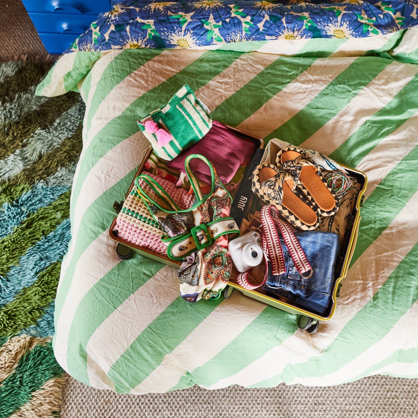 Palo Alto Linen Quilt Cover - Edamame Single