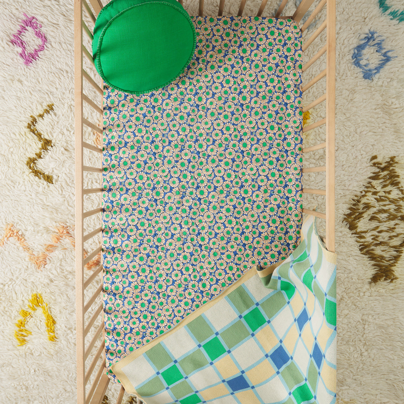 Posie Cotton Fitted Sheet - Freesia