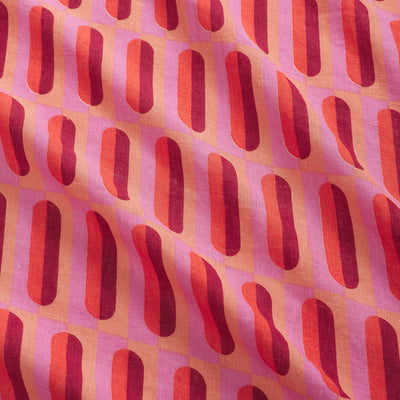 Redondo Linen Pillowcase Set - Dahlia
