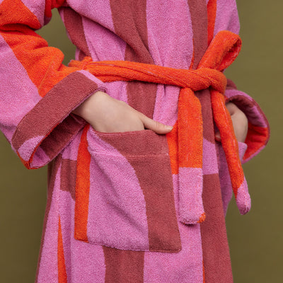 Redondo Towelling Robe - Dahlia XS/S