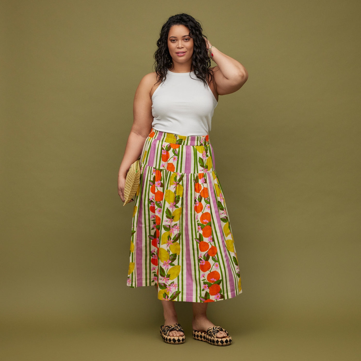 Santa Barbara Midi Skirt 4