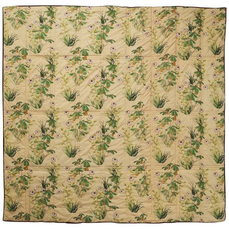 Kai Patchwork Bedcover - Garnet