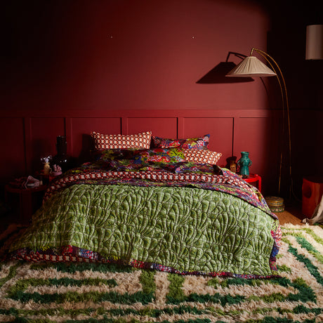 Cora Bedcover - Garnet