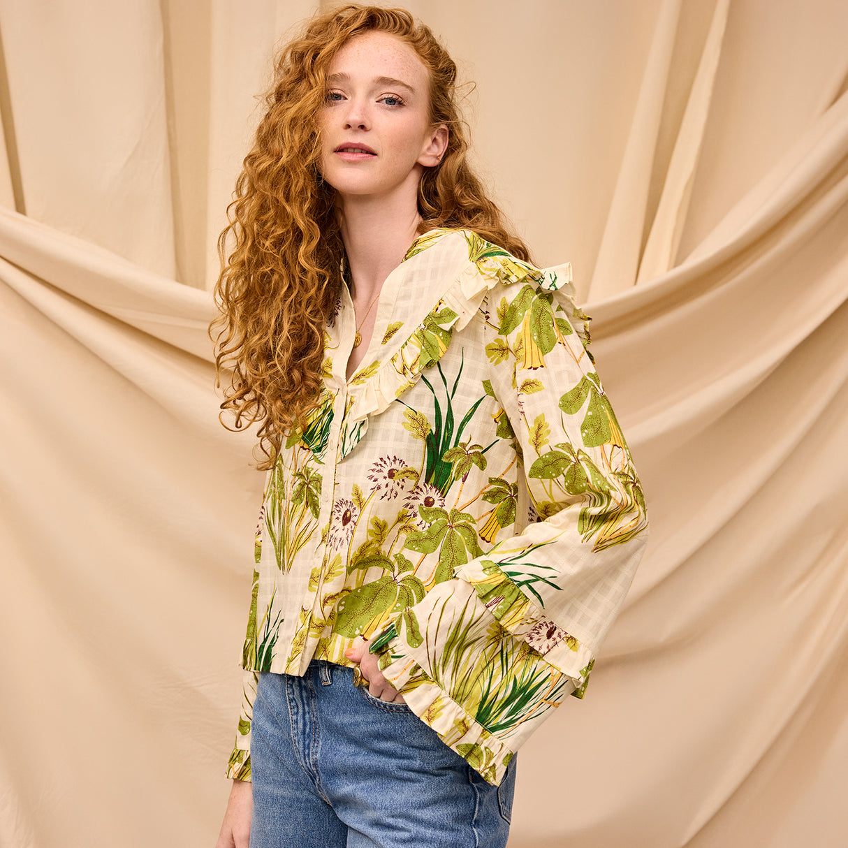 Malorie Frill Blouse