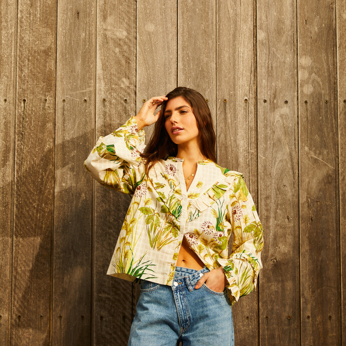 Malorie Frill Blouse