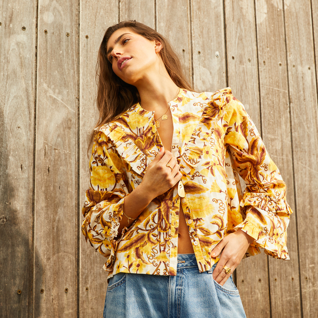 Clementine Frill Blouse