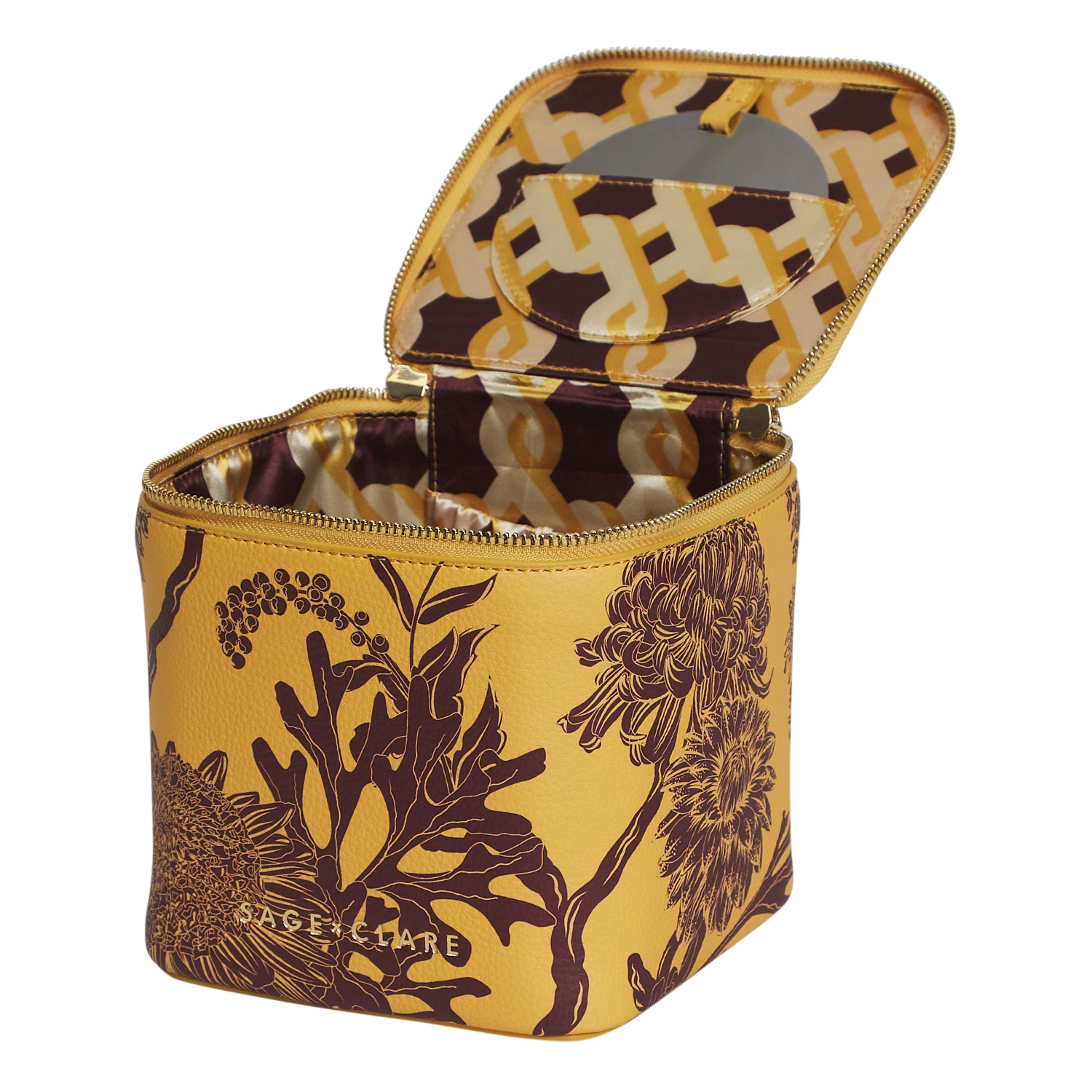 Delphine Small Vanity Case - Dune – Sage and Clare