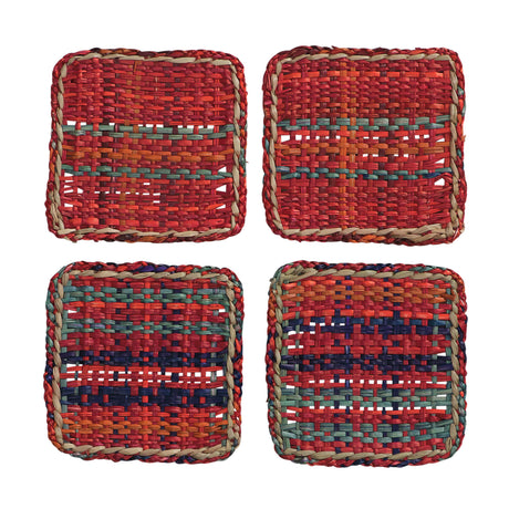 Isla Coaster Set - Crimson