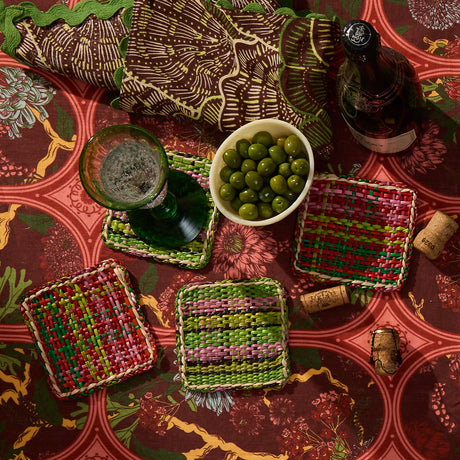 Isla Coaster Set - Key Lime