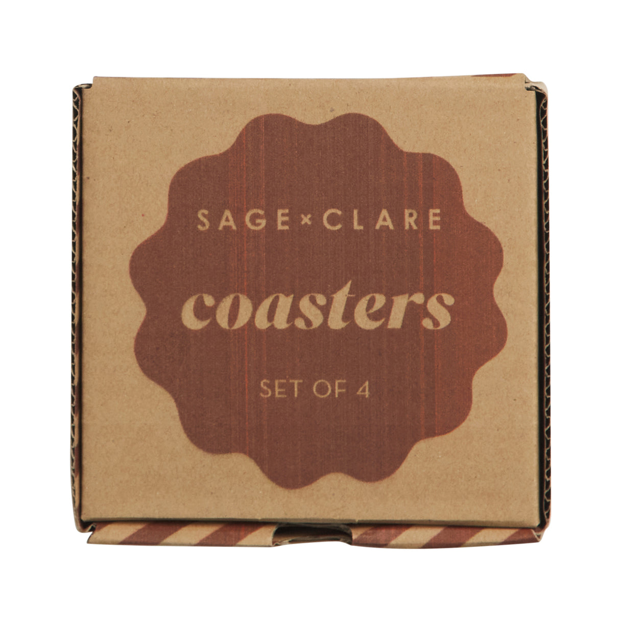 Isla Coaster Set - Crimson