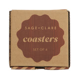 Isla Coaster Set - Crimson
