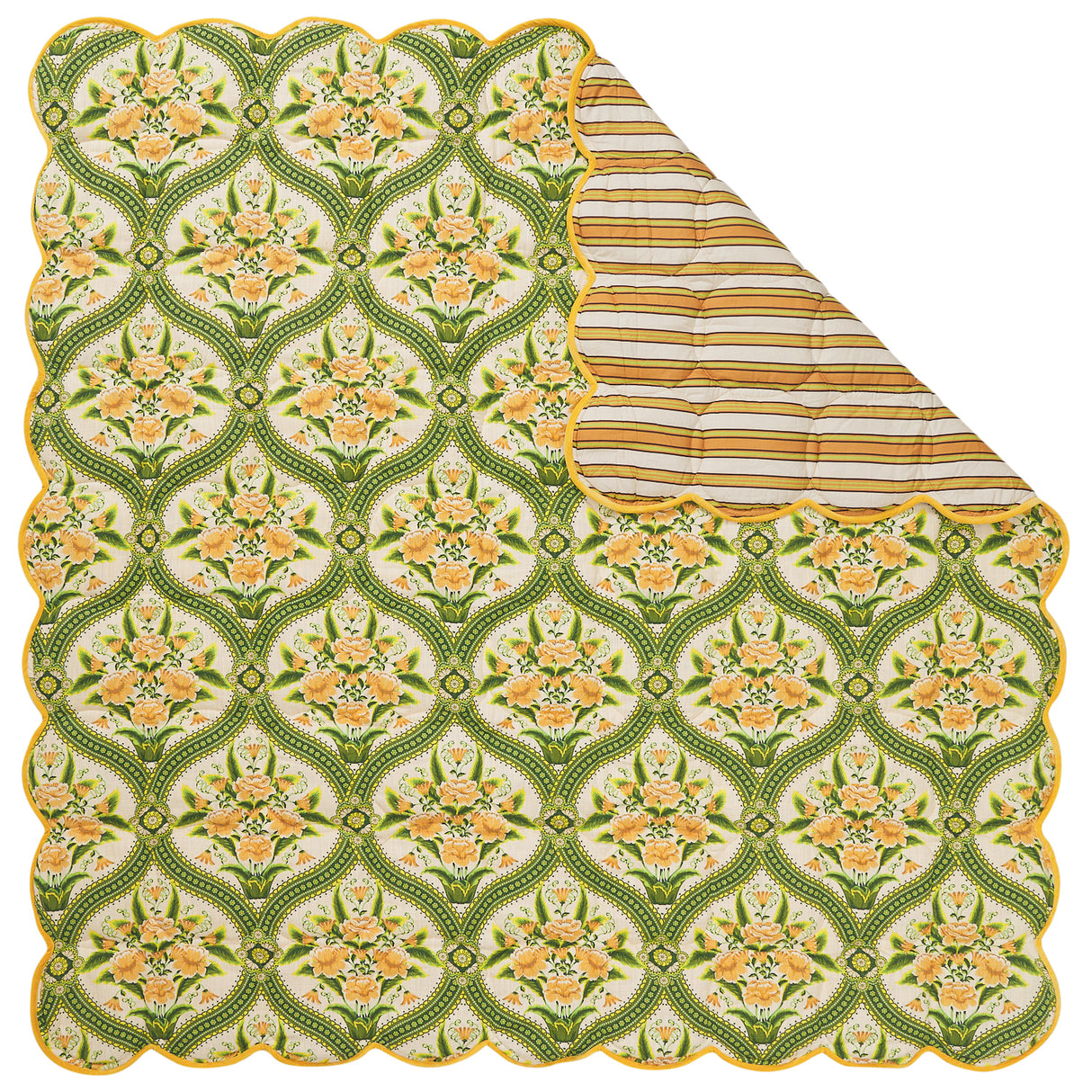 Margaret Scalloped Coverlet