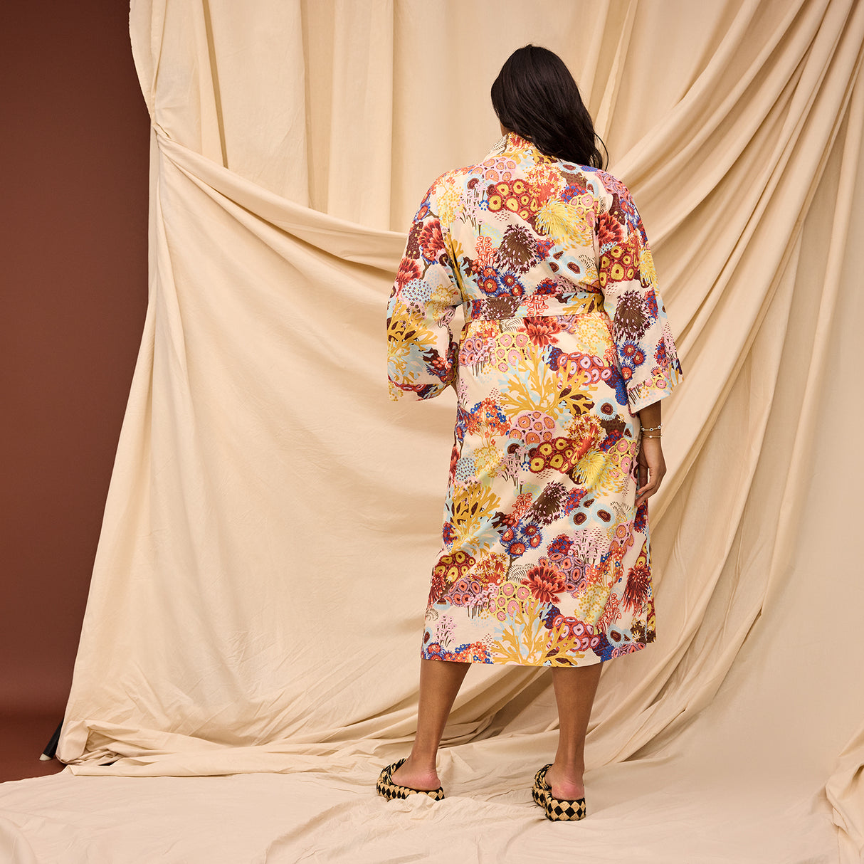 Cora Cotton Robe - Pearl