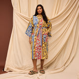Thea Cotton Robe - Vermillion