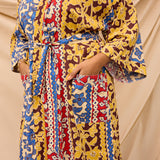 Thea Cotton Robe - Vermillion