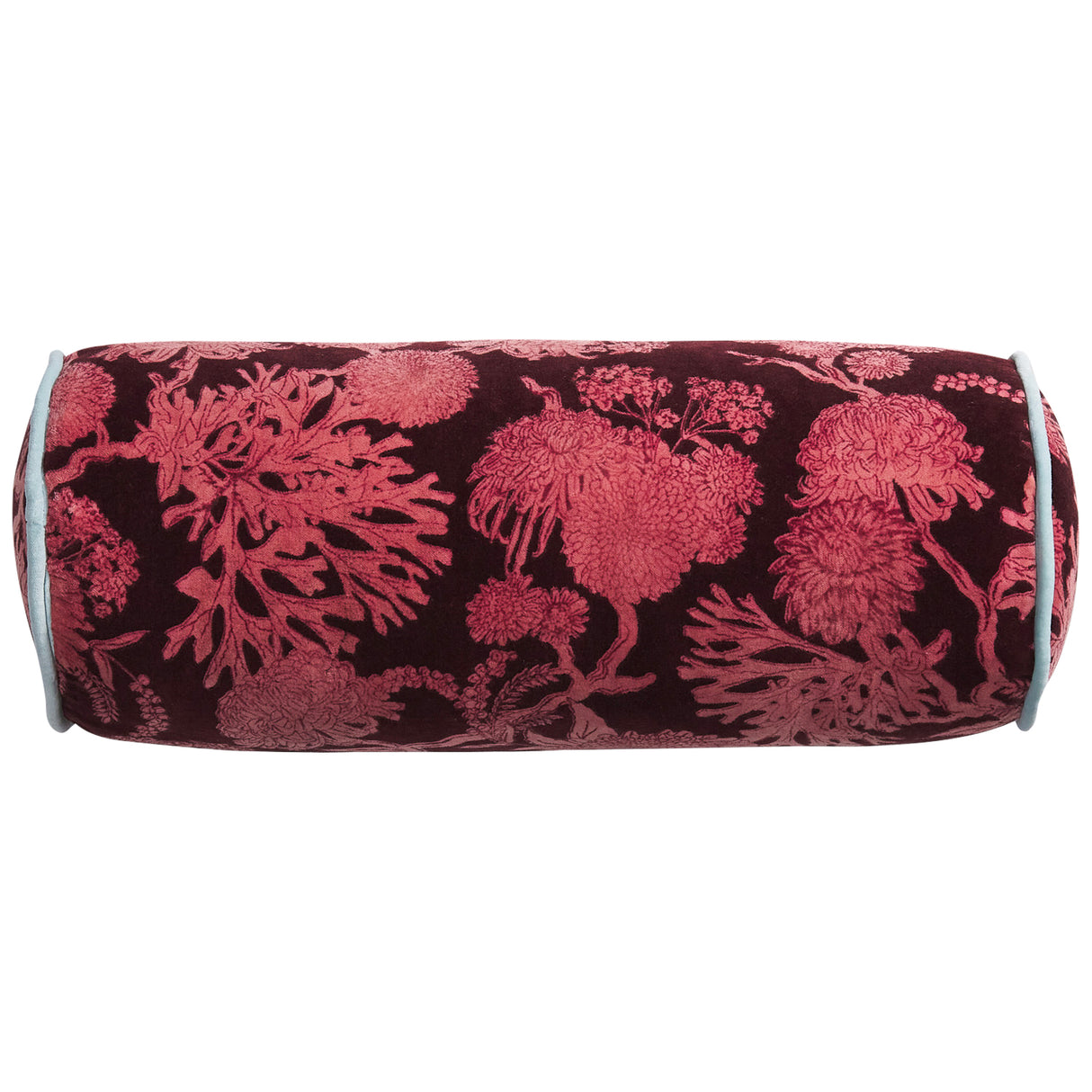 Delphine Velvet Bolster Cushion Feather Insert