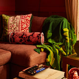 Delphine Velvet Bolster Cushion Feather Insert