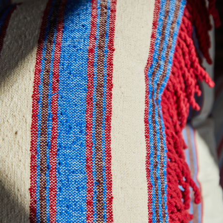 Selene Woven Cushion - Azure Feather Insert