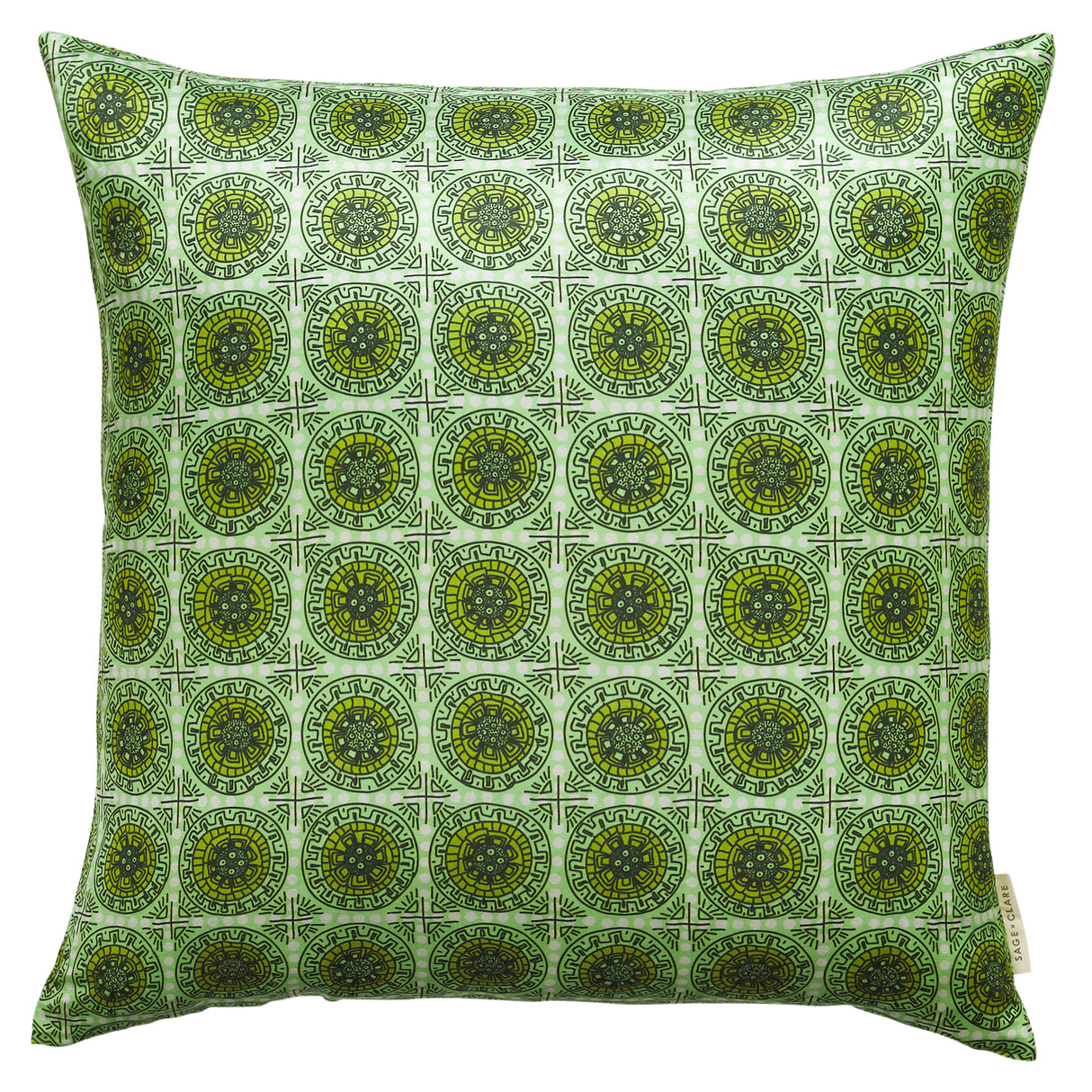 Gabriella Cushion - Key Lime Feather Insert
