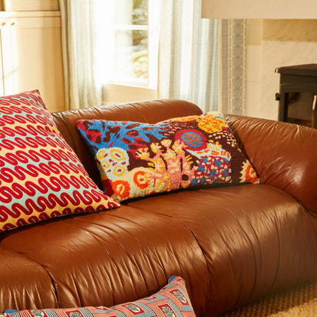 Coralie Punch Needle Cushion Feather Insert