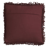Cora Tufted Cushion - Garnet Feather Insert