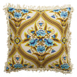 Margaret Fringe Cushion - Clay Feather Insert
