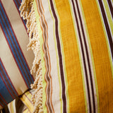 Margaret Fringe Cushion - Clay Feather Insert