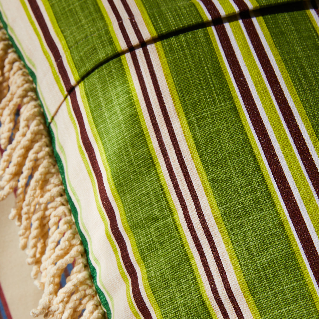 Margaret Fringe Cushion - La Palma Feather Insert