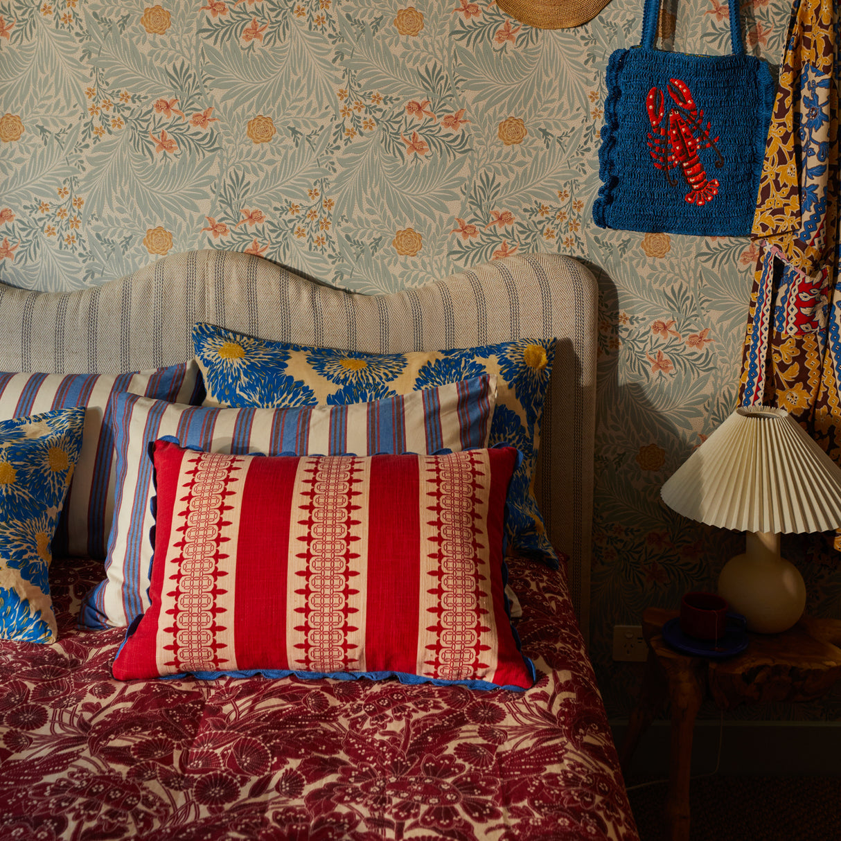 Antonella Cushion - Azure Feather Insert