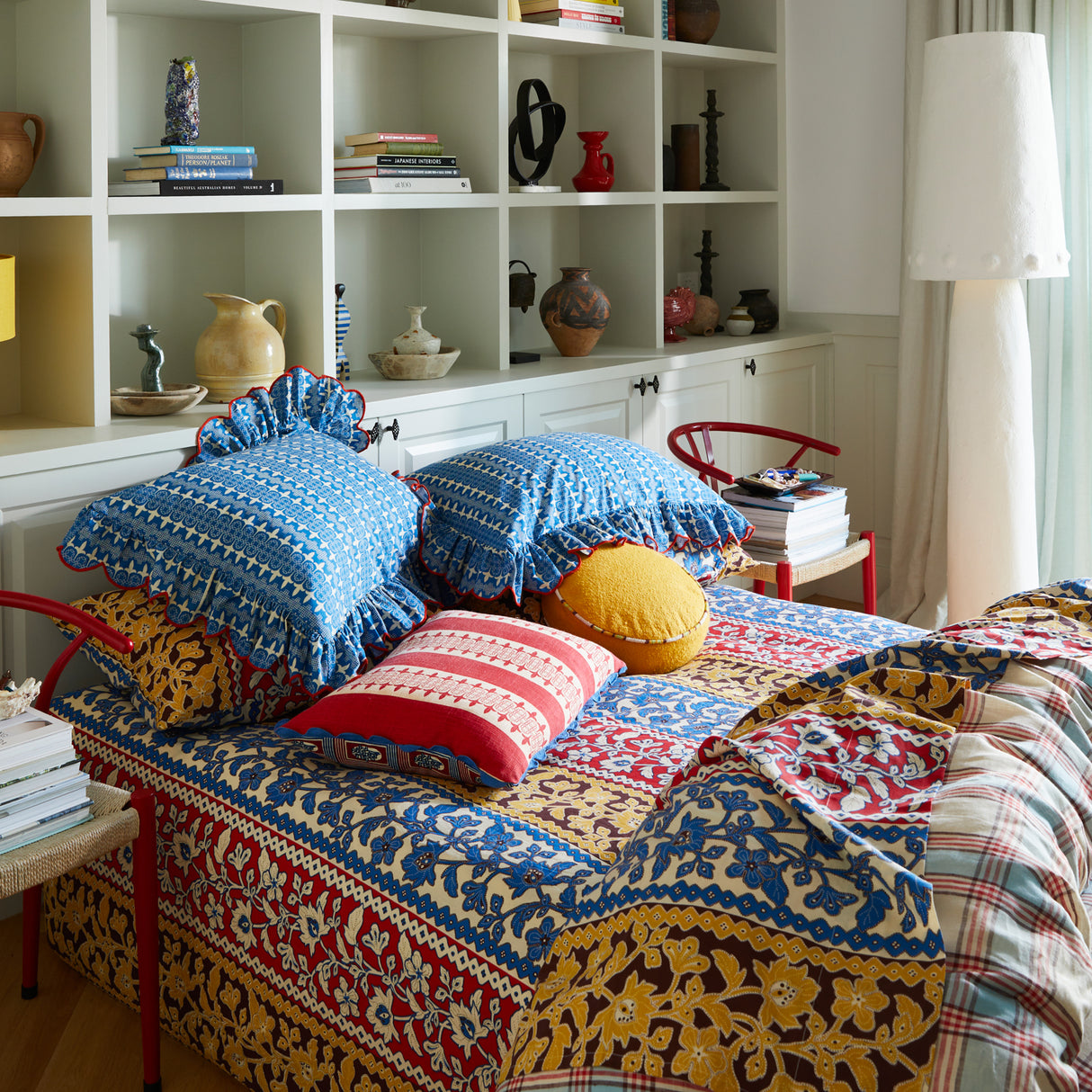 Antonella Cushion - Azure Feather Insert