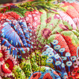 Cora Quilted Cushion - Garnet Feather Insert