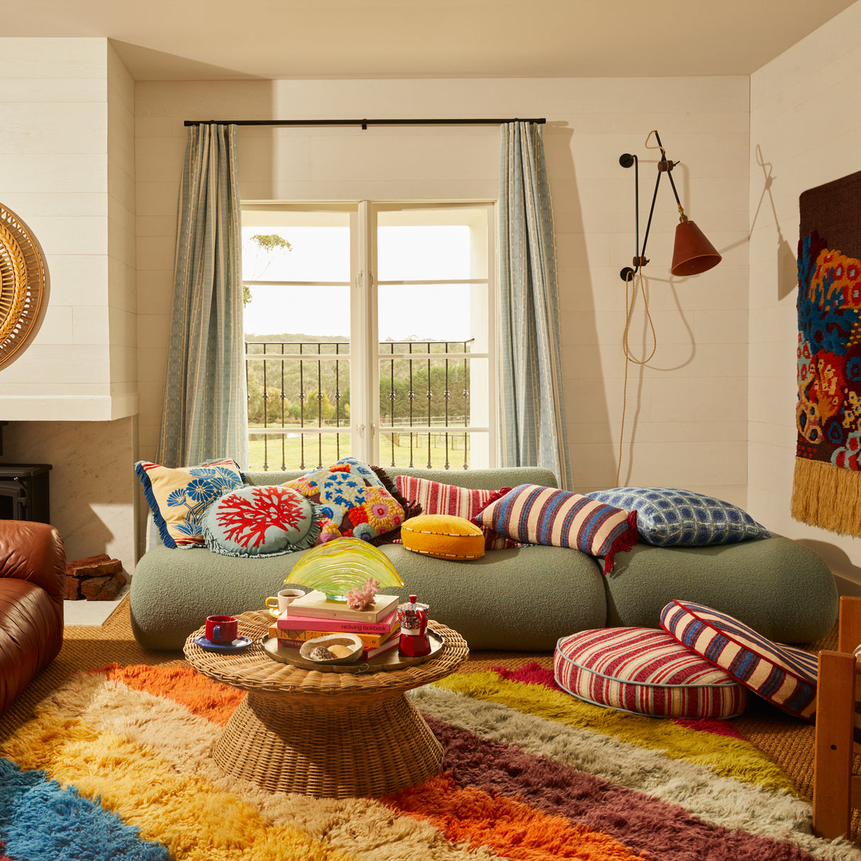 Delana Round Cushion - Dune Feather Insert