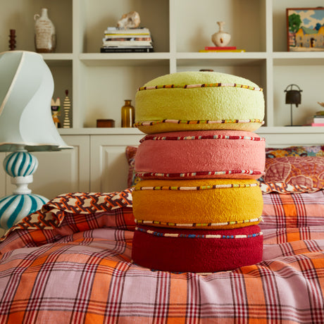 Delana Round Cushion - Zest Feather Insert