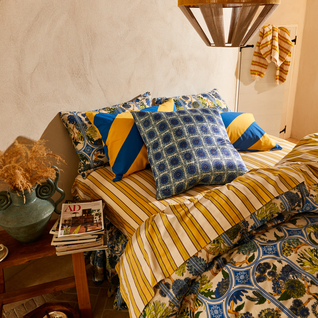Gabriella Cushion - Azure Feather Insert