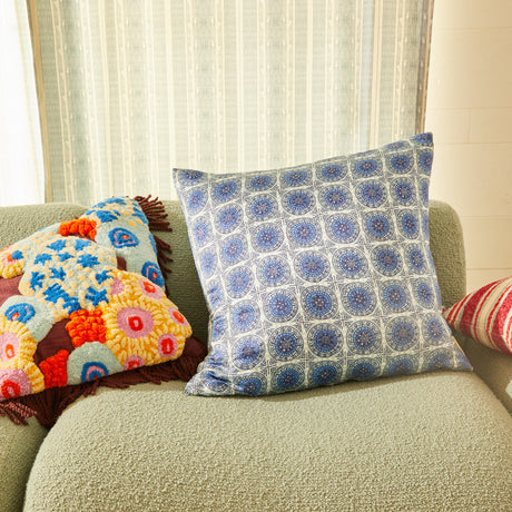 Gabriella Cushion - Azure Feather Insert